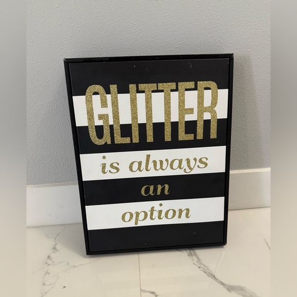 Glitter Always an Option Frame 🖼️ - Picture 2 of 4
